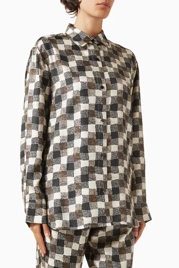 قميص أمل حرير