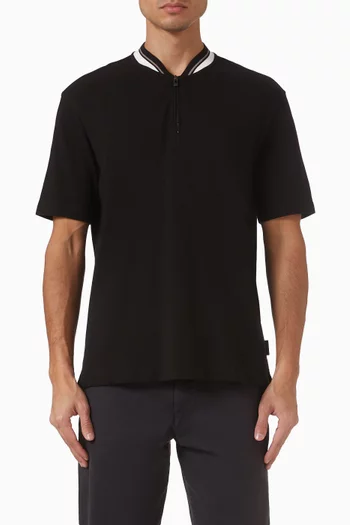 Polo Shirt in Mercerised Cotton