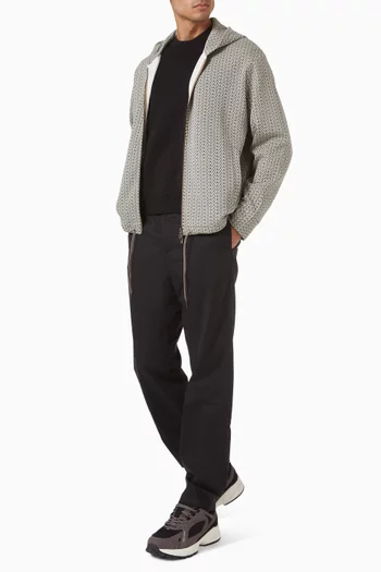 One-shoulder Top in Technical Fabric