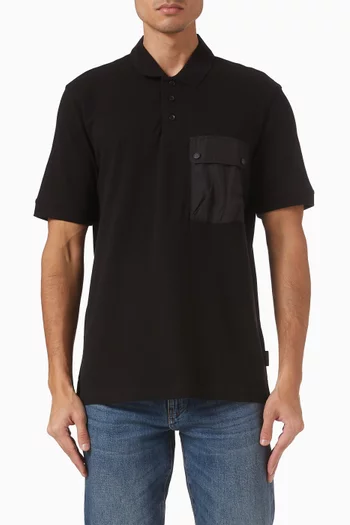 Pocket Polo Shirt in Cotton