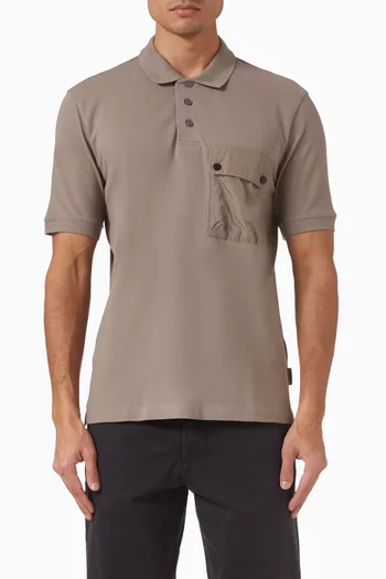 Pocket Polo Shirt in Cotton
