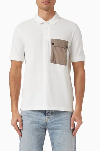 Pocket Polo Shirt in Cotton