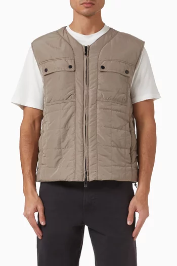 Sleeveless Vest in Cotton