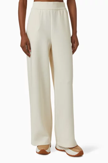 بنطال رياضي بشعار الماركة مزيج قطن