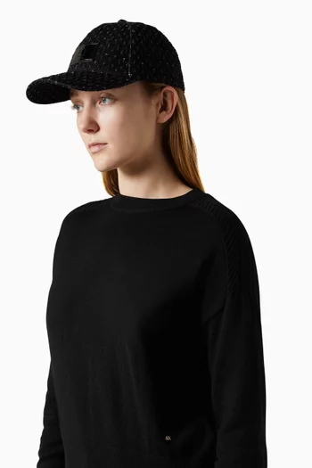 Salin de Giraud AX Logo Cap in Denim