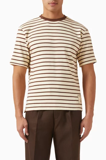 Striped T-shirt in Cotton