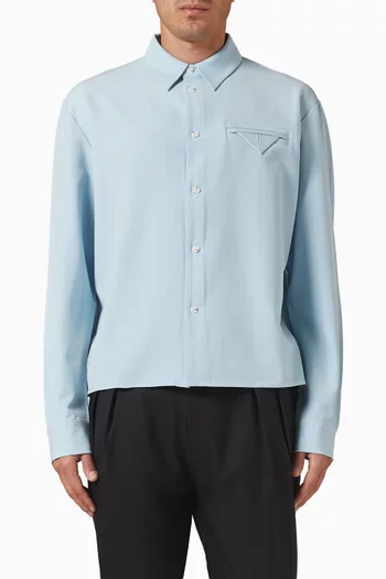 Arlo Pinstripe Cropped Shirt