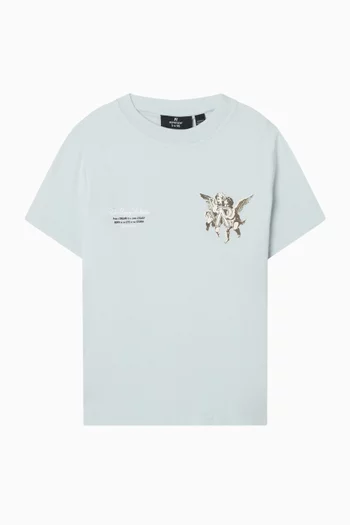 Mini Legacy Cherubs T-Shirt in Cotton
