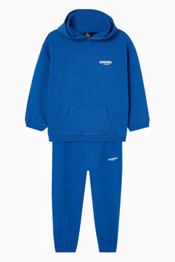 كنزة بغطاء رأس بطبعة Owners Club قطن