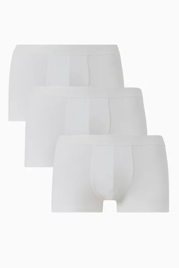 طقم بوكسر قطن مطاطي، 3 قطع