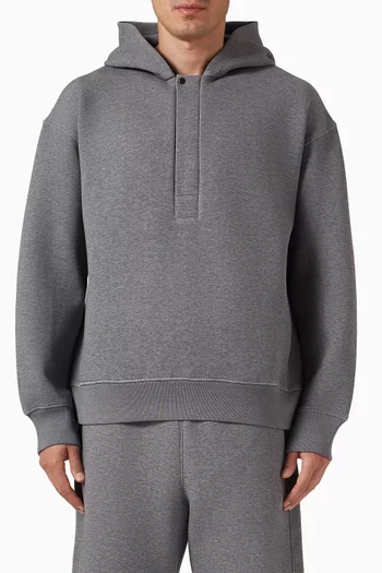 Henley Hoodie in Scuba