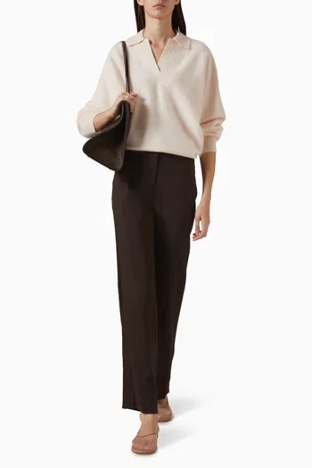 Polo Sweater in Cashmere