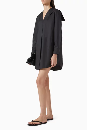 Sailor-collar Dress in Cotton