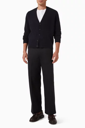 V-neck Cardigan in Cashmere