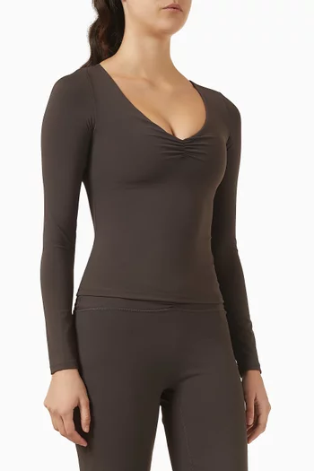 بلوزة ألتميت مزينة بكشكش