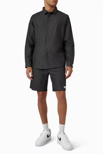 شورت 8 بوصة نسيج قطن عضوي