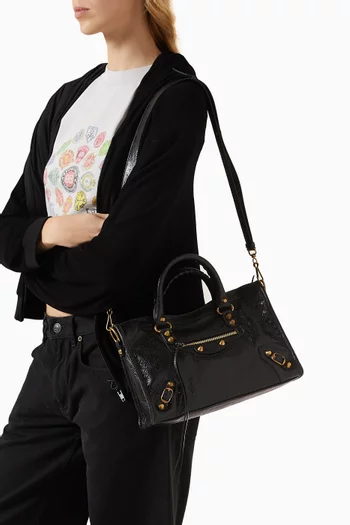 Small Le City Bag in Arena Storico Lambskin