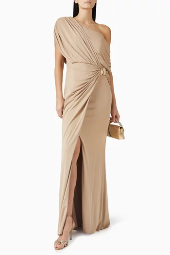 One-shoulder Maxi Dress
