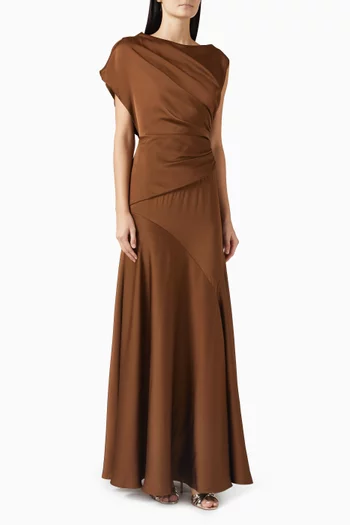 Draped Maxi Dress
