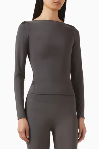 Ultimate Gloss Scoop-back Top