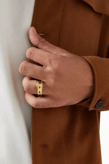 Moonlight Ring in Gold-plated Silver