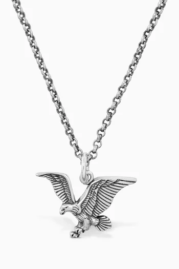 Eagle Chain Necklace in Sterling Silver