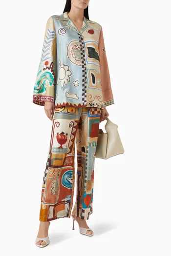 Michelle Shirt in Silk Twill