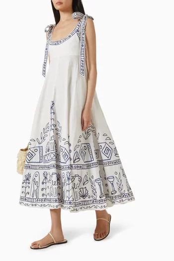 Leela Ballet Sundress in Linen