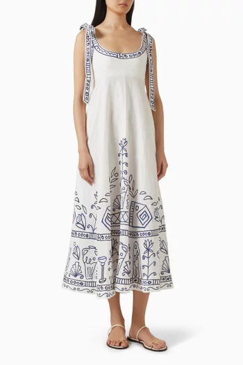 Leela Ballet Sundress in Linen