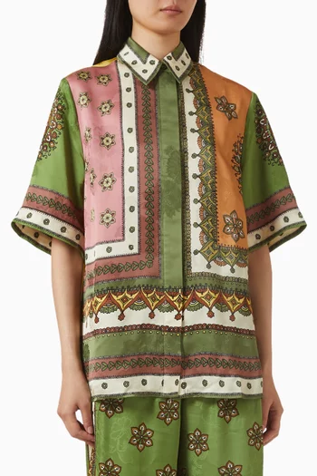 Contina Printed Shirt in Viscose