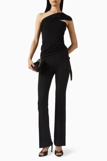 بنطال بحافة واسعة بونتي