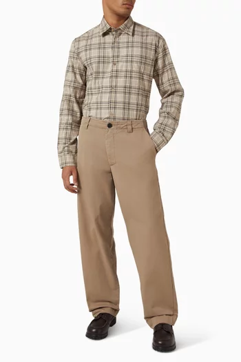 Anraslund Check Shirt in Cotton