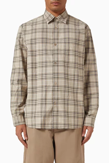 Anraslund Check Shirt in Cotton
