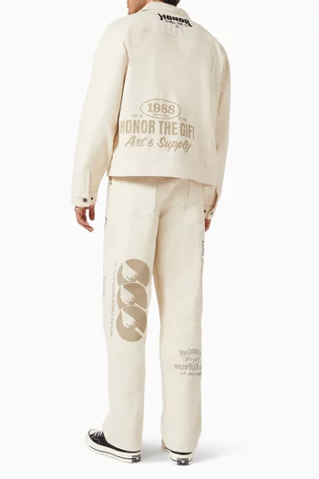 Banner Jacket in Cotton