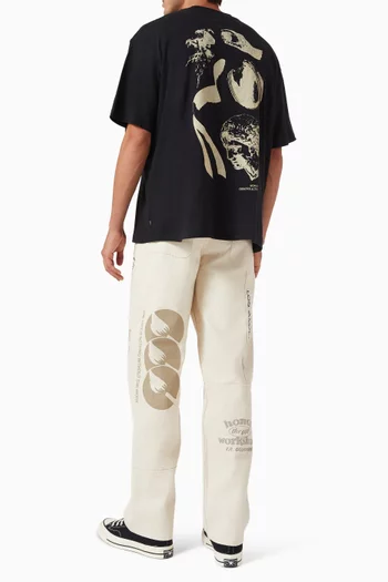 تي شيرت بطبعة Ceramic Studio قطن