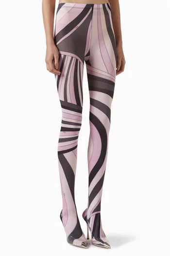 Printed Leggings in Jersey