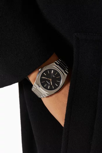 ساعة ألترا ثين جروفي كوارتز، 39 مم