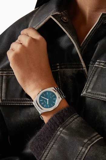 ساعة ألترا ثين جروفي كوارتز، 39 مم