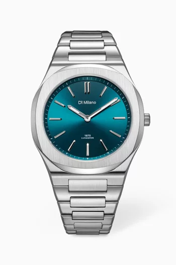 ساعة ألترا ثين جروفي كوارتز، 39 مم