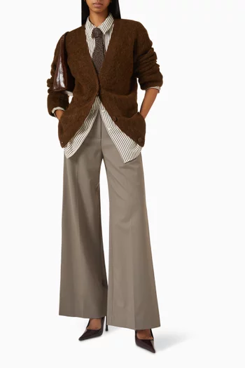 كارديغان إيلاند بقصة فضفاضة صوف ألبكة