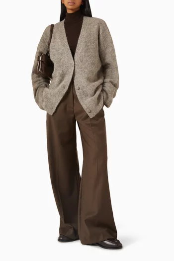 كارديغان إيلاند بقصة فضفاضة صوف ألبكة