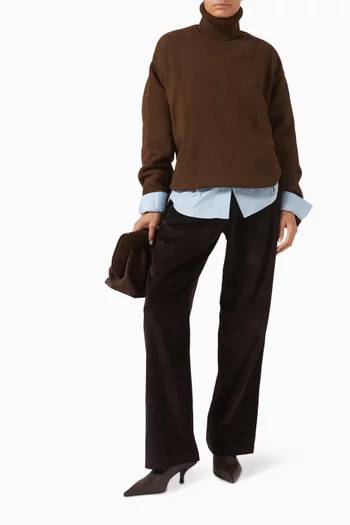 Norstrand Pleated Pants in Corduroy