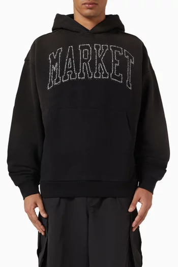 Vintage Arc Hoodie in Cotton Fleece