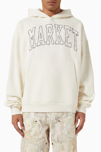 Vintage Arc Hoodie in Cotton Fleece