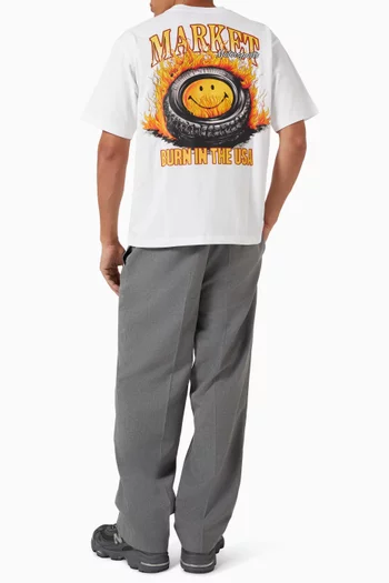Smiley Burnt Rubber T-shirt