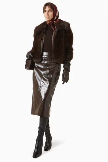 Hope Jacket in Faux-fur