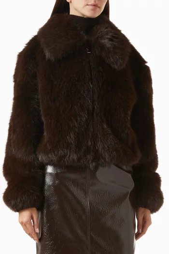 Hope Jacket in Faux-fur