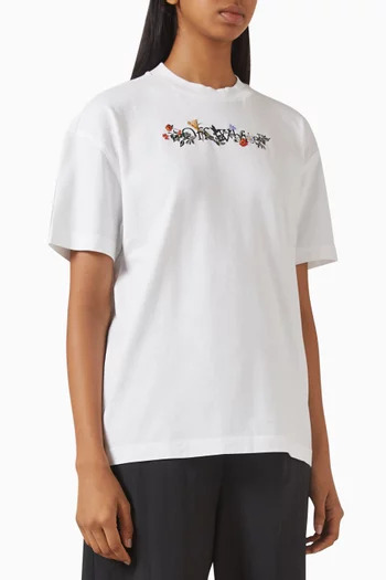 Bookish Flowers T-shirt