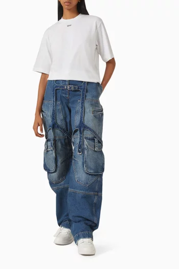 Arrow Flowers Boxy T-shirt