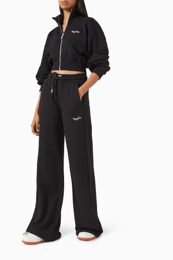 بنطال رياضي بطبعة زهور قطن